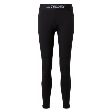 adidas Terrex Športové nohavice 'Agravic'  čierna / biela