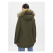 Woolrich Zimné bundy Arctic Raccoon CFWWOU0538FRUT0001 Zelená Regular Fit