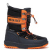 Chlapčenské vysoké zimné topánky MOON BOOT Boy Biker K black orange