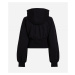 Mikina Karl Lagerfeld Puffy Sleeve Hoodie Black