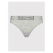 Calvin Klein Underwear Stringové nohavičky 000QF6774E Sivá