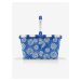 Modrý vzorovaný nákupný košík Reisenthel Carrybag Batik Strong Blue