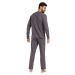 Pánske pyžamo Nedeto sivé (NP003)