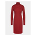 Brave Soul Úpletové šaty LKD-248JEWELA Červená Regular Fit