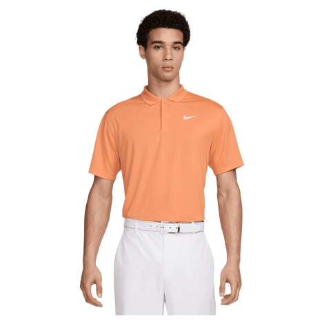 Nike Dri-Fit Victory Mens Golf Orange Trance/White Polo košeľa