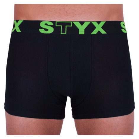 Men's boxers Styx sports rubber oversize black