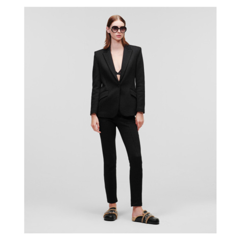 Bunda Karl Lagerfeld Premium Punto Jacket Čierna