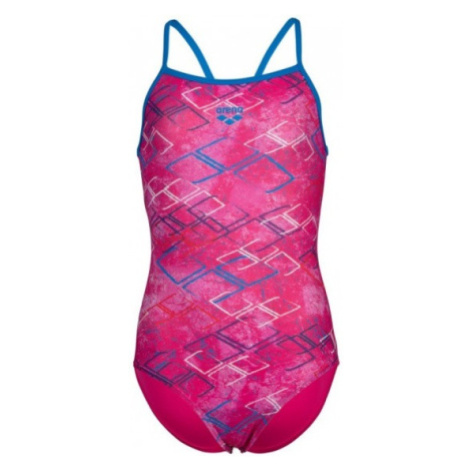 Arena daly swimsuit light drop back girls freak rose/blue china