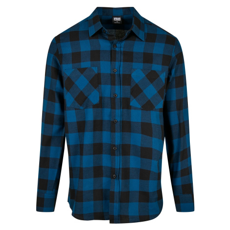 Plaid Flannel Shirt Blue/Black Urban Classics