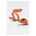 Kožené sandále Mexx Lena dámske, oranžová farba, MXCY011801W