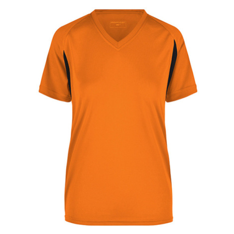 James&amp;Nicholson Dámske funkčné tričko JN316 Orange