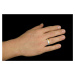 Oceľový snubný prsteň pre mužov LE BLANC