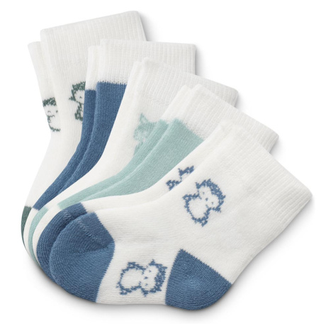 Detské bavlnené ponožky, 5 párov Tchibo