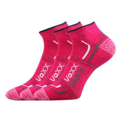 VOXX ponožky Rex 11 magenta 3 páry 114571