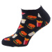 Happy Socks Ponožky 'Junk Food'  kráľovská modrá / zmiešané farby / čierna
