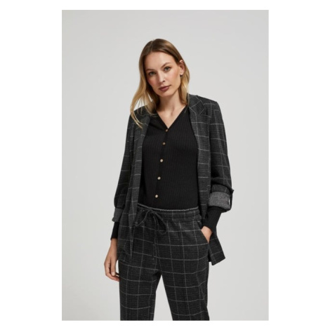 Plaid jacket with rolled up sleeves Moodo