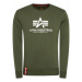 Alpha Industries Mikina Basic Sweater 178302 Zelená Regular Fit