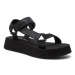 Calvin Klein Jeans Sandále Sandal Velcro Webbing Dc YW0YW01353 Čierna