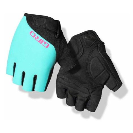 Dámské cyklistické rukavice Giro JagEtte Screaming Teal/Neon Pink