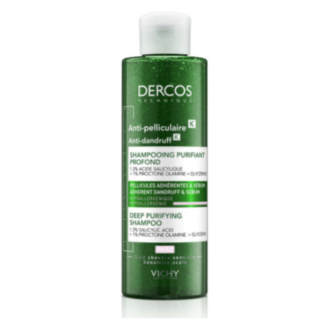 VICHY Dercos šampón proti lupinám na mastné vlasy a peelingovým efektom 250 ml
