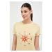 Športové tričko Viking Hopi dámske, žltá farba