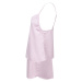 Towel City Dámske saténové krátke pyžamo TC057 Light Pink