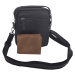 Pánske kožené crossbody čierna nappa 250904