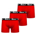 Stylish men's boxers 0953 3pcs - red