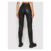 Remain Kožené nohavice Snipe RM774 Čierna Slim Fit