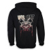 mikina s kapucňou ROCK OFF Volbeat Bleeding Crown Skull Čierna