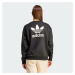 ADIDAS ORIGINALS Mikina 'Trefoil Loose Crew'  čierna / biela