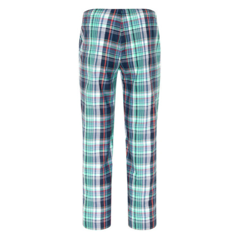 Pánske pyžamové nohavice 500772H B90 štvorfarebná modrá kocka - Jockey