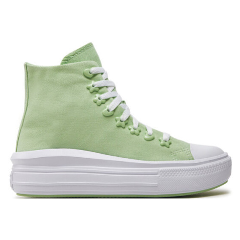 Converse Plátenky Chuck Taylor All Star Motion Platform Stars A08100C Zelená