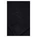 Mikina Karl Lagerfeld Off Shoulder Fabric Mix Sweat Čierna