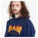 Thrasher Flame Logo Hoodie Navy Blue S