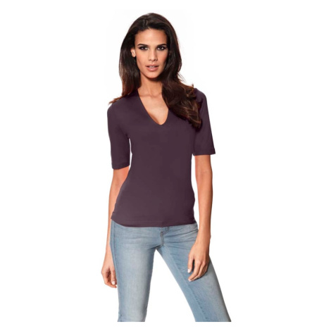 heine Tričko  baklažánová