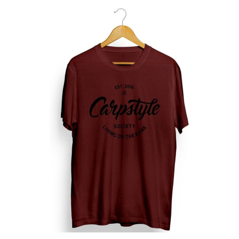 Carpstyle tričko t shirt 2018 burgundy