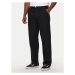 Converse Bavlnené nohavice M Converse Woven Pant 10026010-A02 Čierna Relaxed Fit