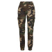 Women's camo cargo pants high waist woodcamo