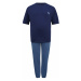 Calvin Klein Underwear Dlhé pyžamo  dymovo modrá / námornícka modrá