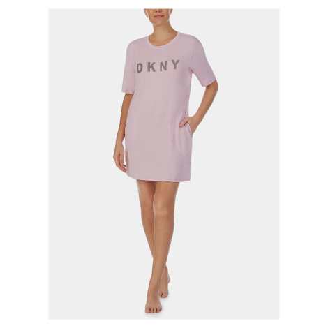 Ružová nočná košeľa DKNY