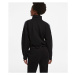 Mikina Karl Lagerfeld Double Jersey Cropped Sweat Čierna