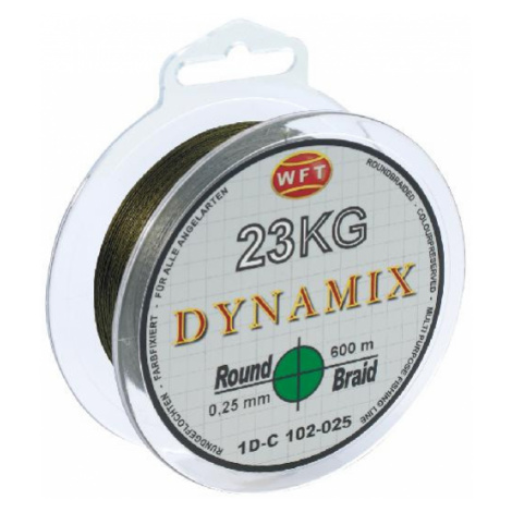 Wft splietaná šnúra round dynamix kg zelená 150 m - 0,16 mm 14 kg