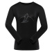 Alpine Pro Lousa Dámske funkčné tričko s dlhým rukávom LTSB075 čierna