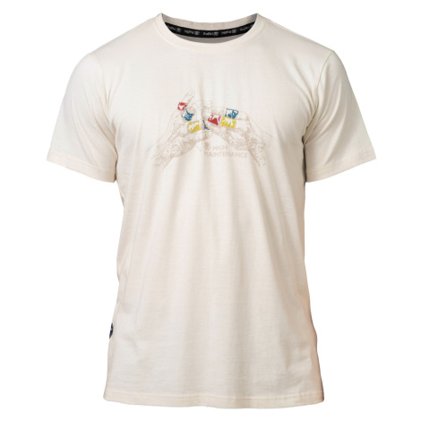 Rafiki Slack Pánske lezecké tričko z organickej bavlny 10029739RFX light gray