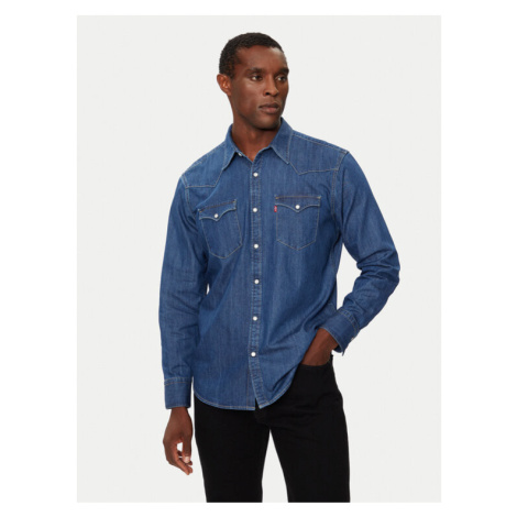 Levi's® džínsová košeľa Barstow Western 85744-0041 Modrá Regular Fit Levi´s