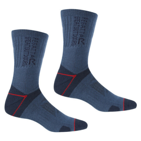 Pánske ponožky Regatta RMH043 BlisterProtect II IHB modré Modrá 43-47