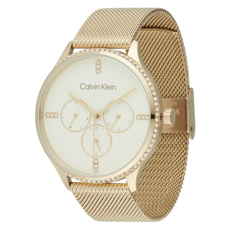 Calvin Klein Analógové hodinky  zlatá