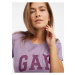 Fialové dámske tričko s logom GAP