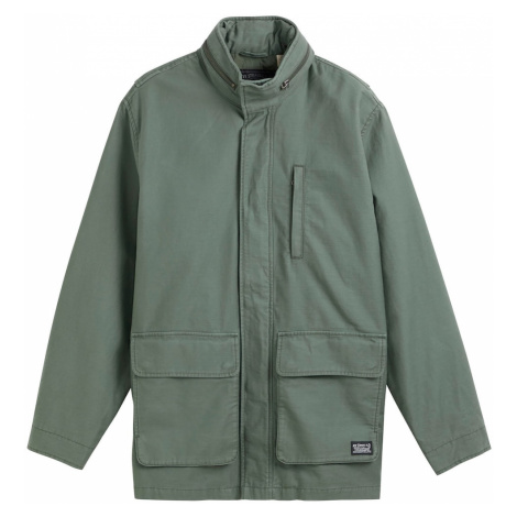 LEVI'S ® Prechodná bunda 'Fulton Field Coat'  tmavosivá / pastelovo zelená / biela